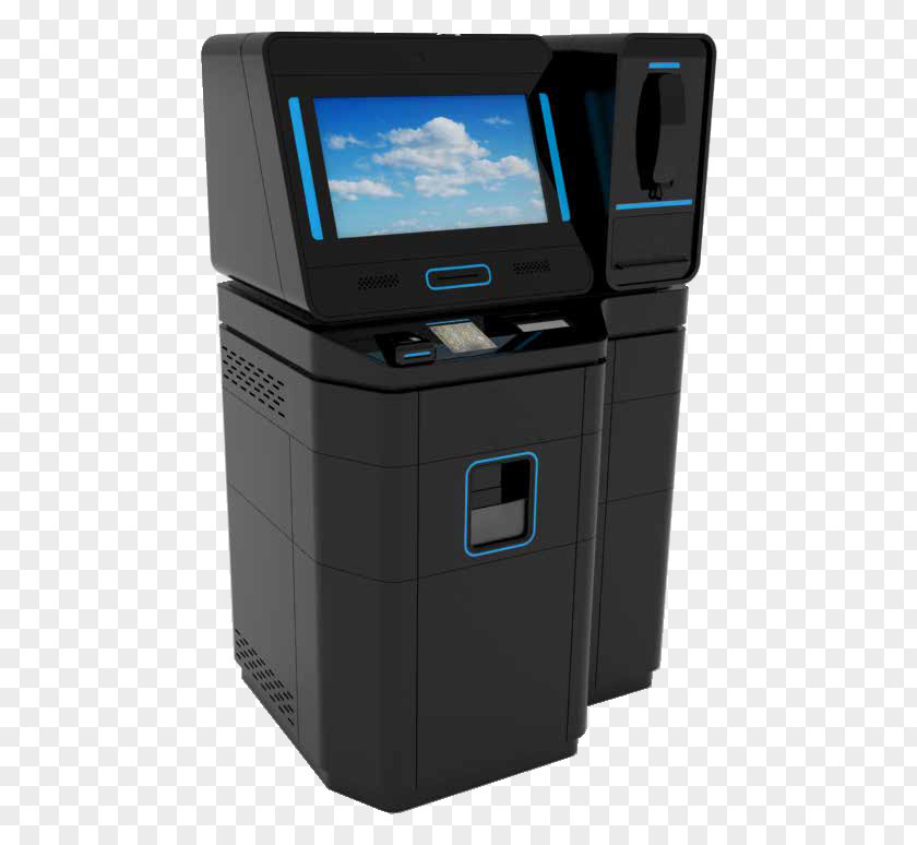 Bank Kiosk Retail Ticket Machine Service PNG