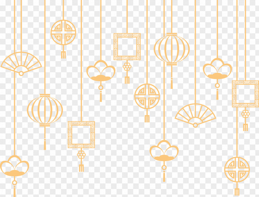 Decorative Garland New Year's Background Angle Pattern PNG
