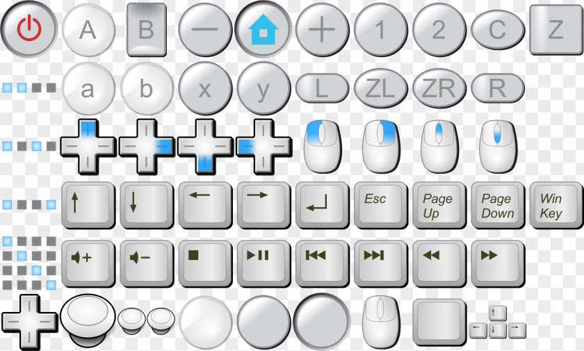 Keyboard Computer Wii Remote Mouse Button PNG