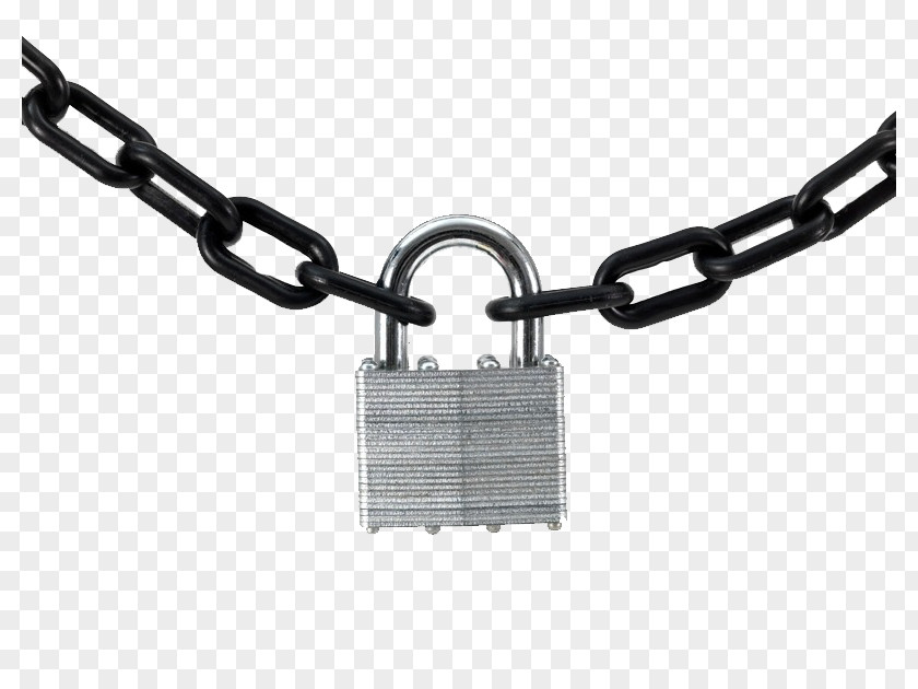 Metal Chains And Lock Image Chain Padlock Key PNG