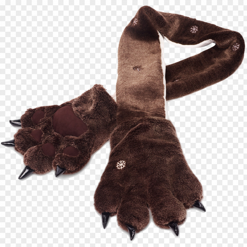 Neckguard Bear Gloves Scarf U718au306eu624b Glove PNG