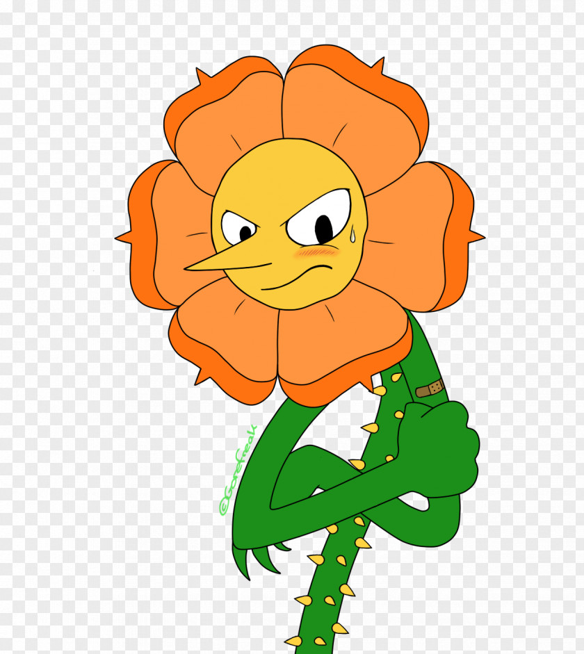 Plant Stem Fictional Character Cuphead Cartoon PNG