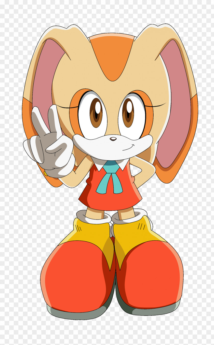 Sonic The Hedgehog Cream Rabbit Amy Rose Mother Tails PNG