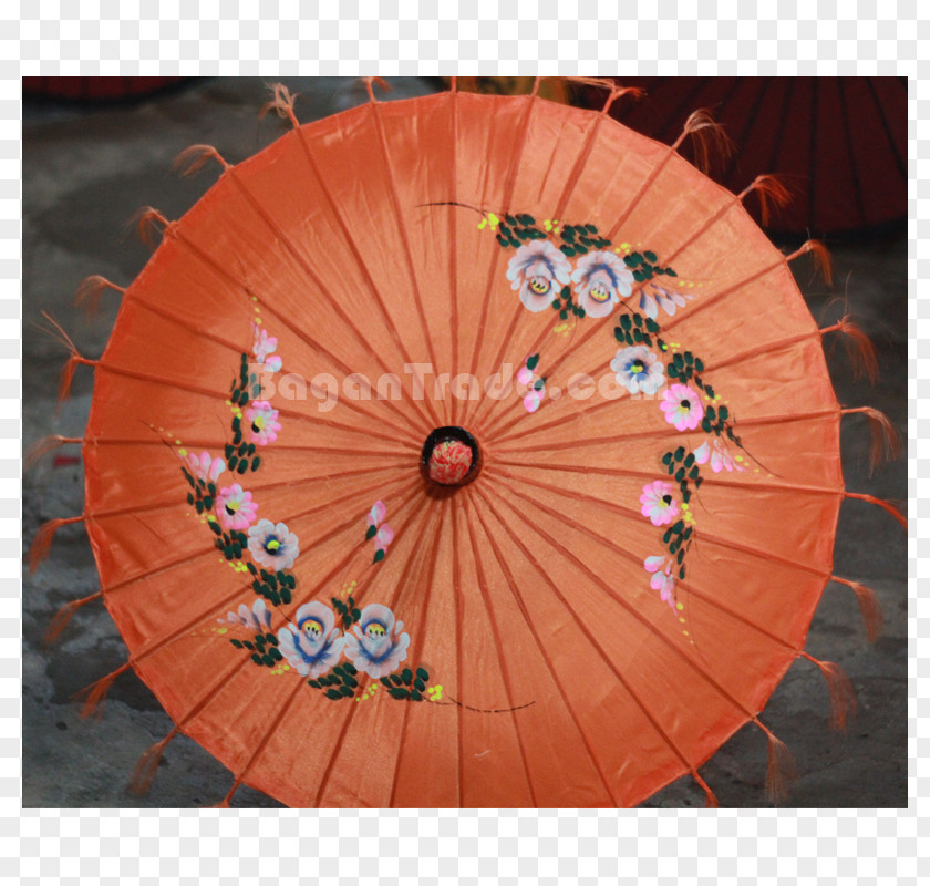 Umbrella Bagan Shwe Sar Pathein Handicraft PNG