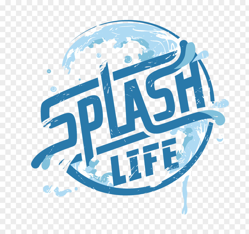 Water Logo Splash Brand PNG