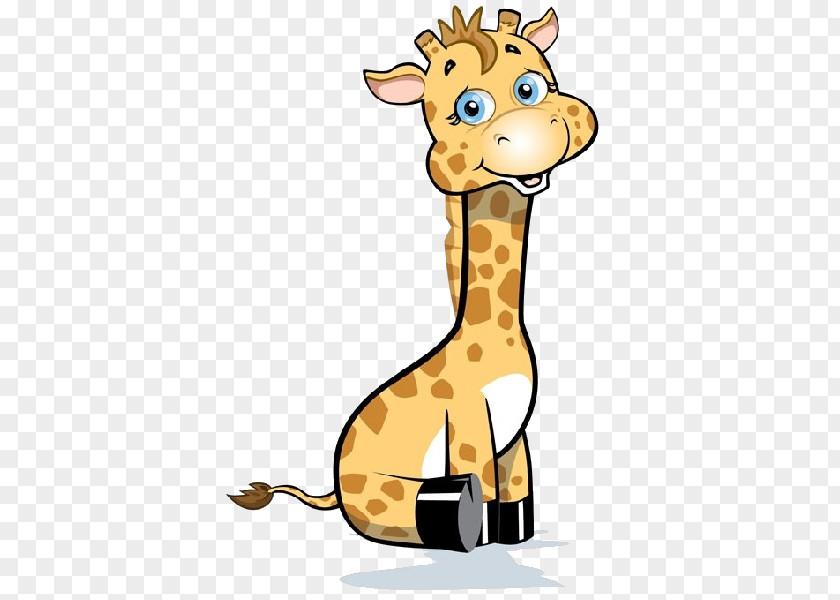 Cartoon Giraffe Clip Art PNG
