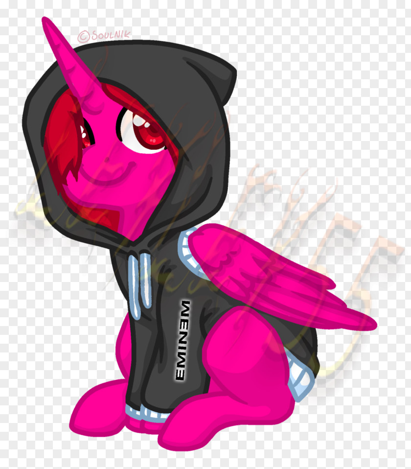 Eminem Horse Magenta Pink Purple PNG