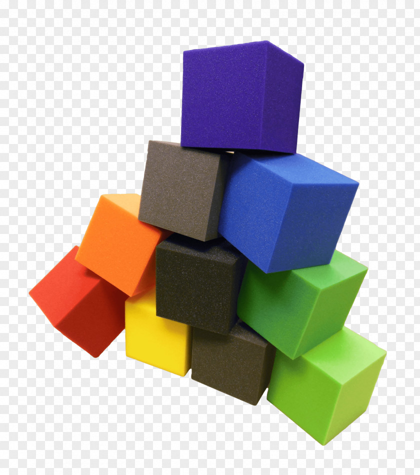 Gymnastics Toy Block Foam Square Cube PNG