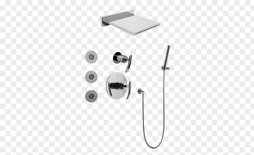 Round Water Tap Thermostatic Mixing Valve Shower Feature PNG