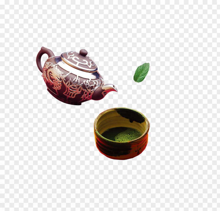 Tea Set Earl Grey Teapot Culture Gongfu Ceremony PNG