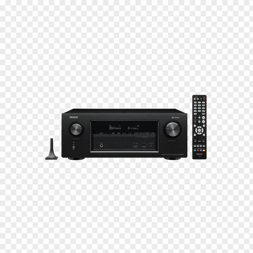 AV Receiver Audio Power Amplifier Home Theater Systems Denon AVR X2400H PNG