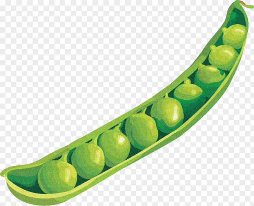Hand-painted Pea Pods Vegetable Food Clip Art PNG