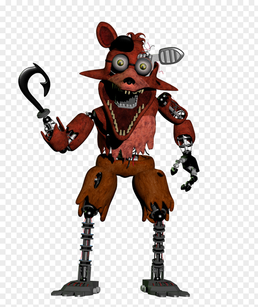 Nightmare Foxy Five Nights At Freddy's 2 Art Jump Scare Drawing PNG
