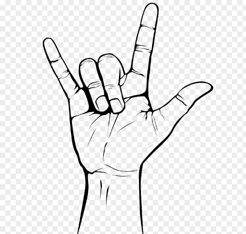 Rock N Rule Royalty-free Sign Of The Horns Drawing PNG