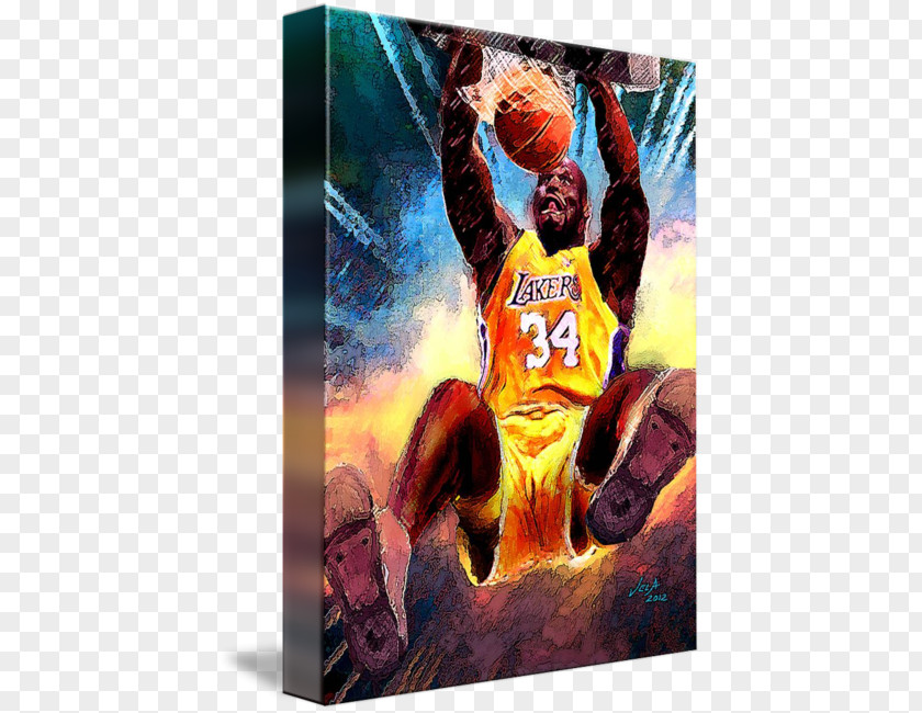 Shaquille Oneal Los Angeles Lakers NBA Basketball Player Sport PNG