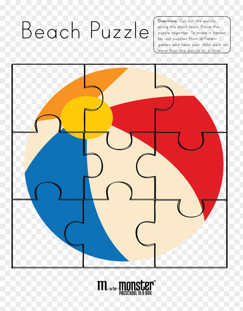 Summer Themes Jigsaw Puzzles Coloring Book Crossword Beach Ball PNG