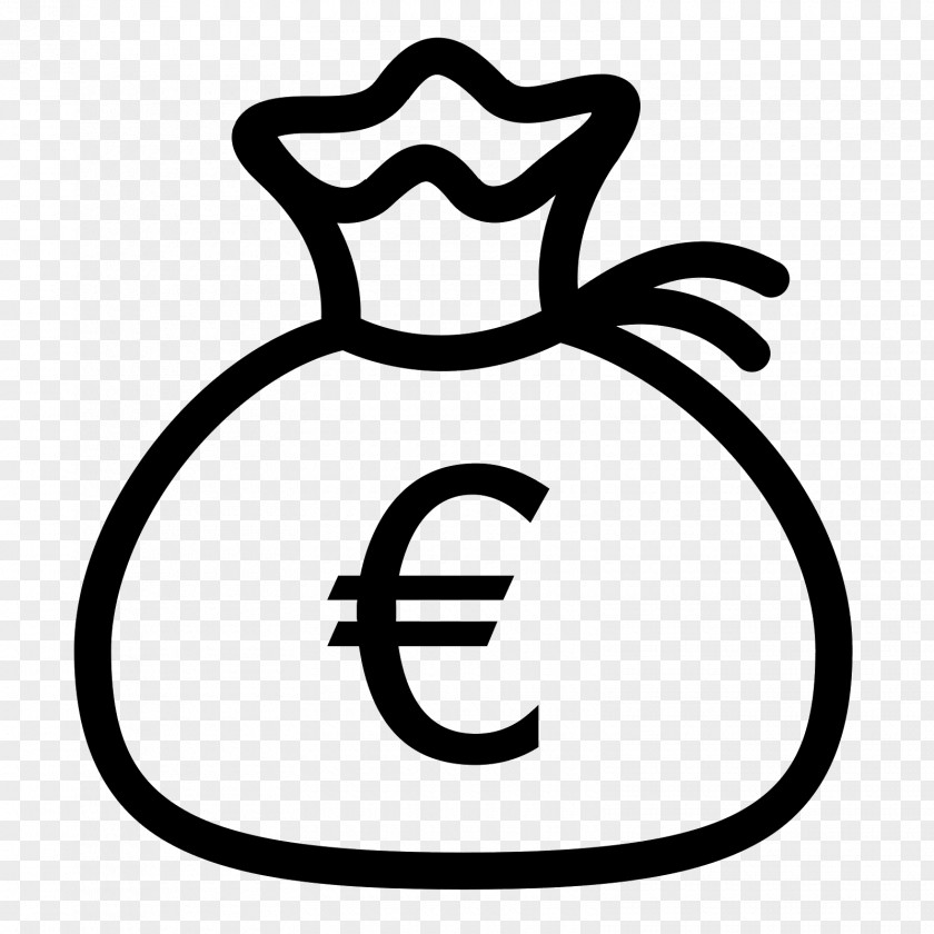 Vector Money Bag Currency Symbol Coin PNG