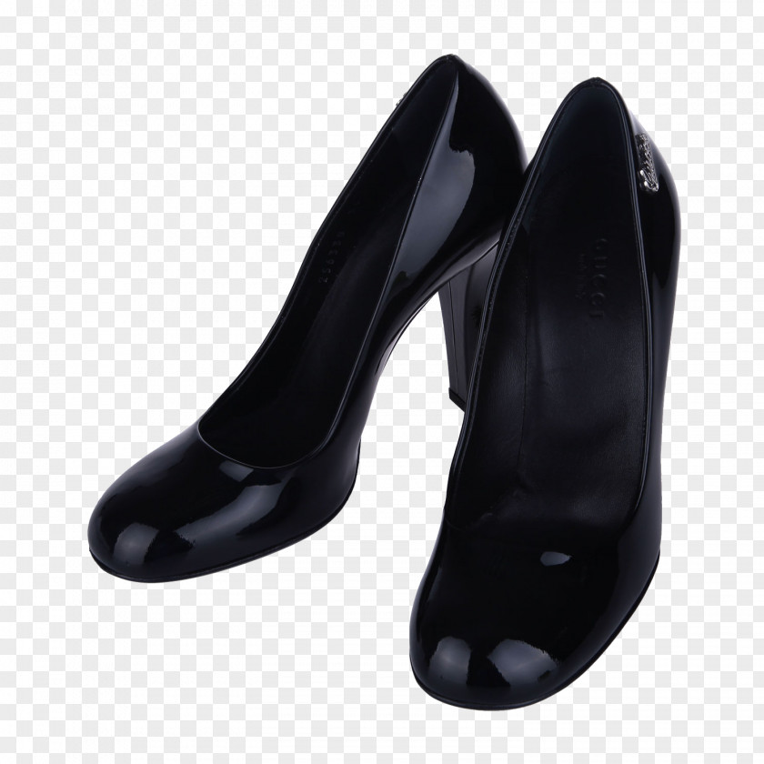 Gucci Black High Heels Dress Shoe High-heeled Footwear PNG