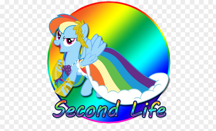 SECOND LIFE Rainbow Dash Second Life Clip Art PNG