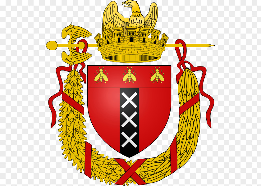 Amsterdam Coat Of Arms Spain Heraldry Blazon Achievement PNG