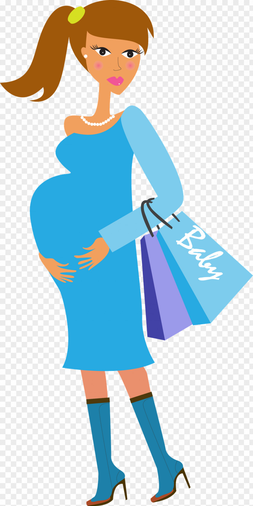 Baby Shower Pregnancy Woman Infant Clip Art PNG