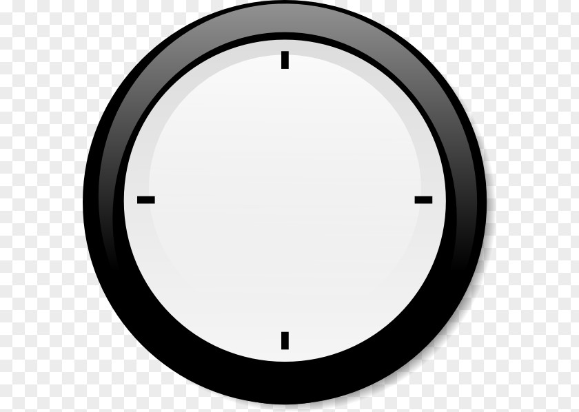 Blank Analog Clock Clip Art PNG