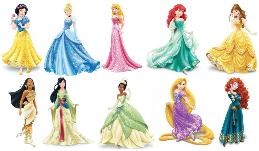 Disney Princess Cliparts Rapunzel Elsa Belle Anna PNG
