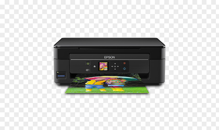 Inkjet Multi-function Printer Printing Epson Ink Cartridge PNG