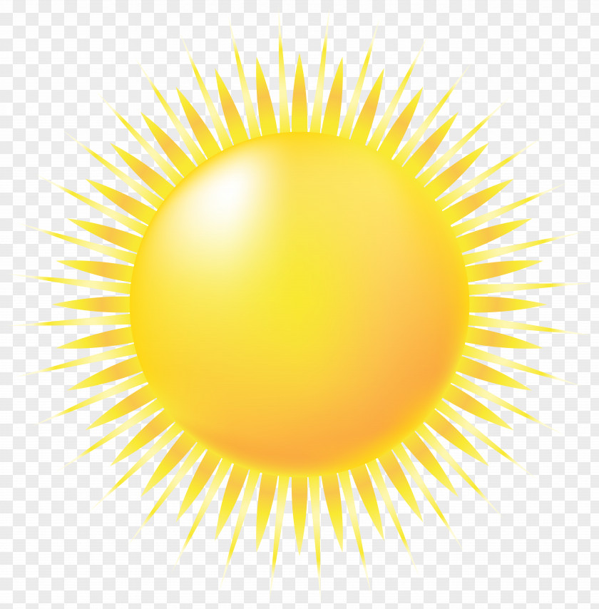 Sun Large Transparent Clip Art Image Yellow Circle Pattern PNG