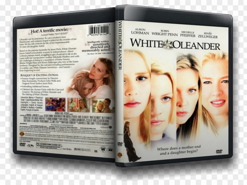 United States White Oleander Hair Coloring DVD Warner Home Video PNG