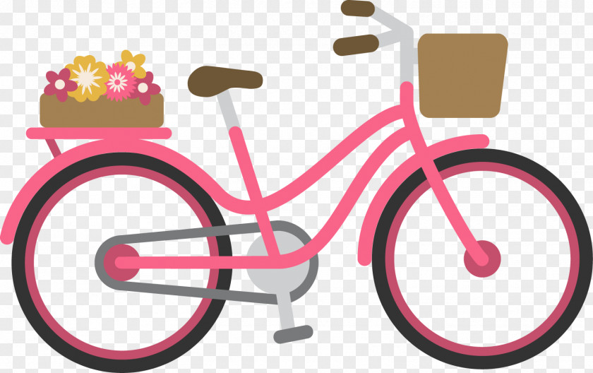 Romantic Pink Bike Vietnam Postage Stamp Stock Photography Rubber Bicycle PNG