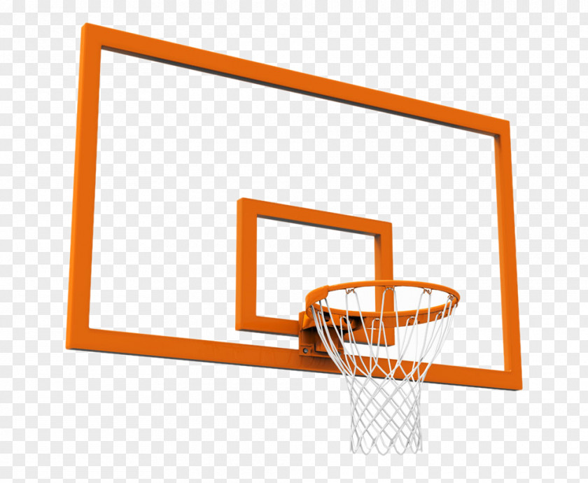 Three-dimensional Cartoon Basketball Arena Backboard Court PNG