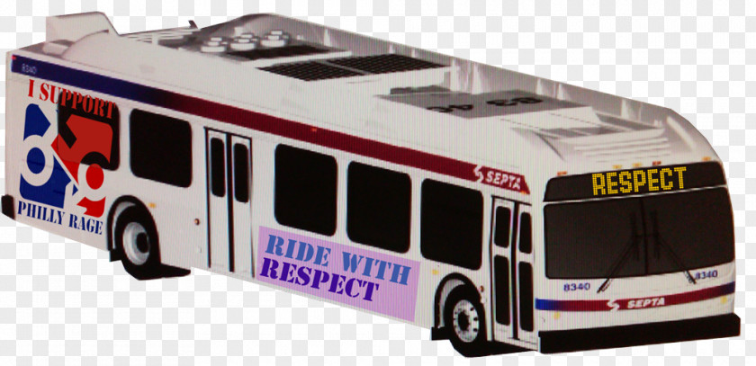 Toy Transport Bus 22nd St & South SEPTA Transgender PNG