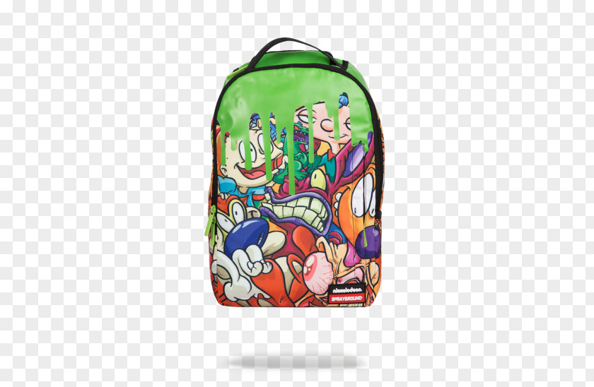Bag 1990s Nickelodeon Backpack Lapel Pin PNG