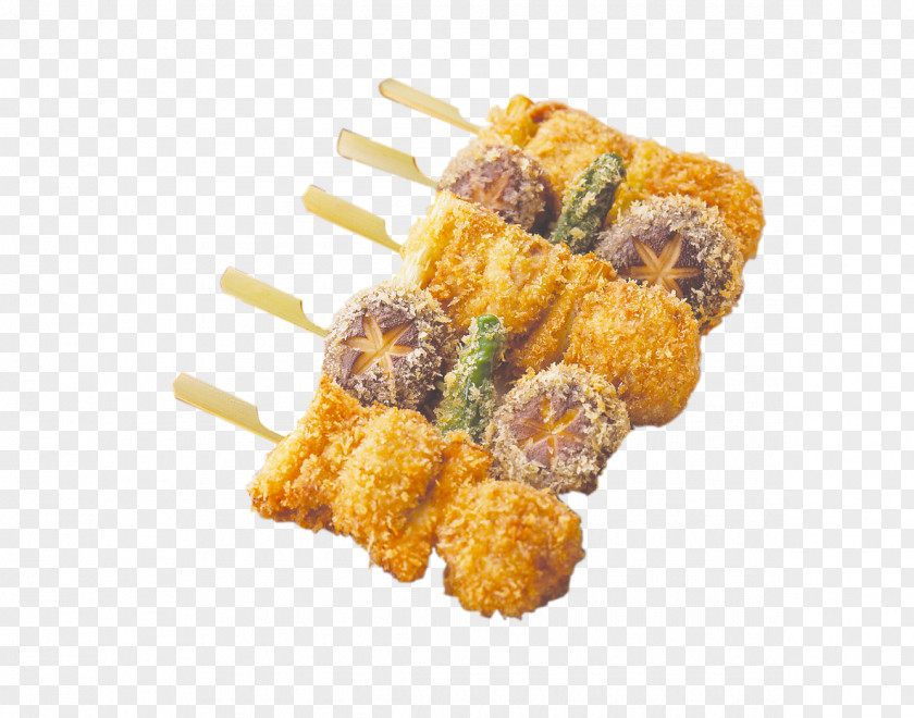 Barbecue Kushikatsu Grill Fried Chicken Chuan Nugget PNG