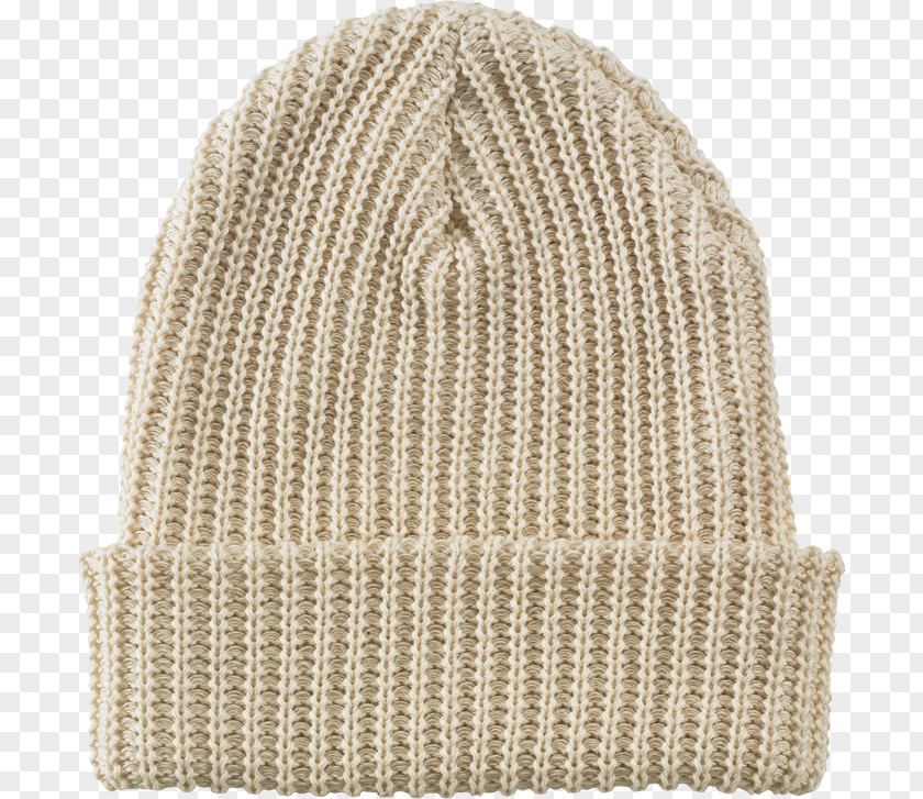 Beanie Knit Cap Woolen Beige PNG