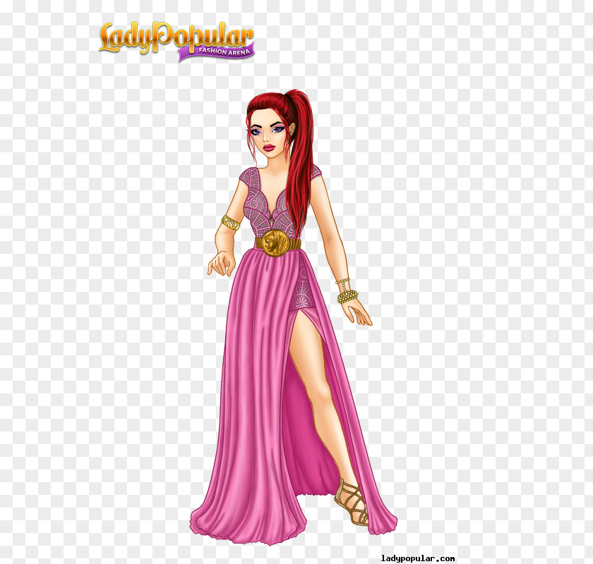 Lady Popular Dress-up Fashion Costume PNG