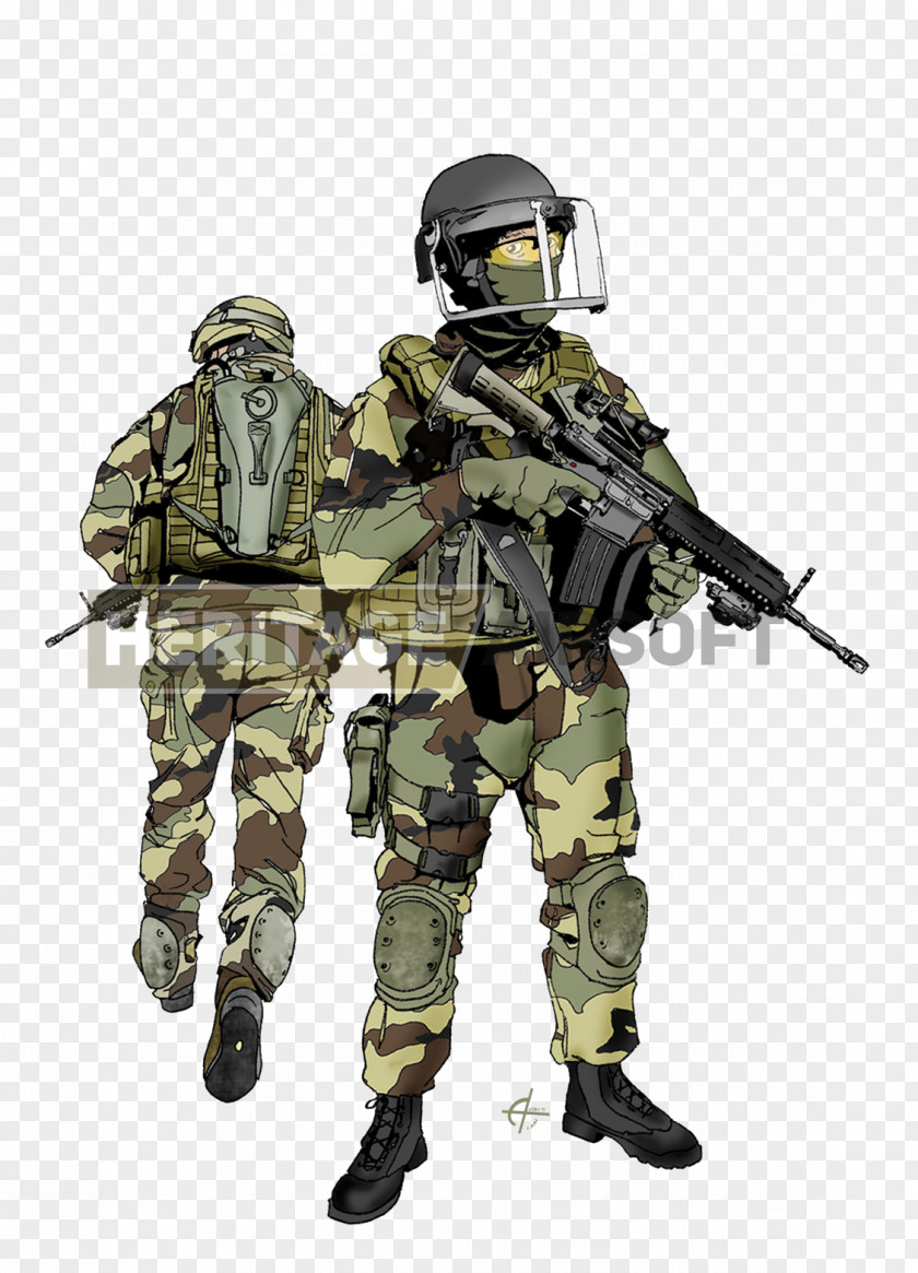 Military Uniform Airsoft Soldier 1st Marine Infantry Parachute Regiment PNG