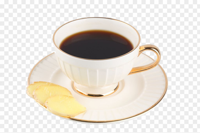 Free Hot Ginger Tea To Pull The Material Espresso Ristretto Instant Coffee Dandelion PNG