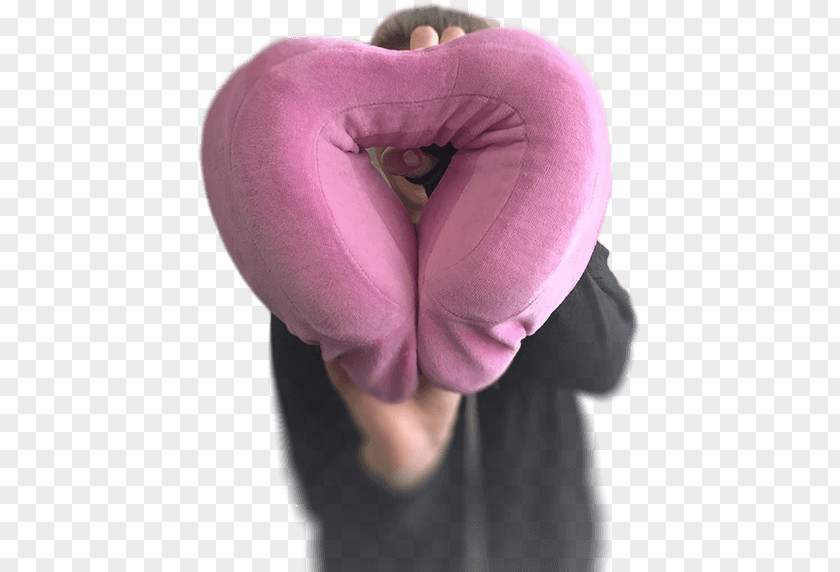 Holding A Pillow Pink M RTV PNG