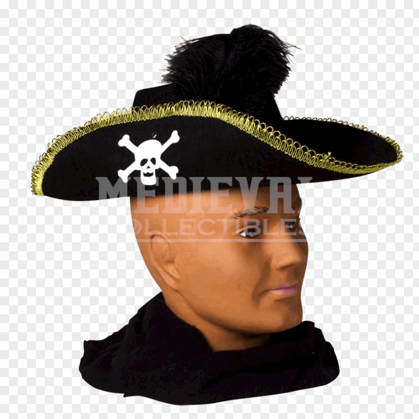 Pirate Hat Piracy Tricorne Clothing Costume PNG