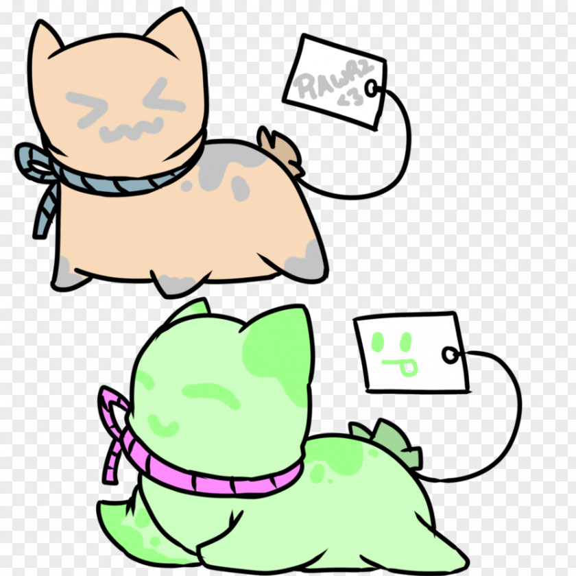 Cat Tea Bag Line Art PNG