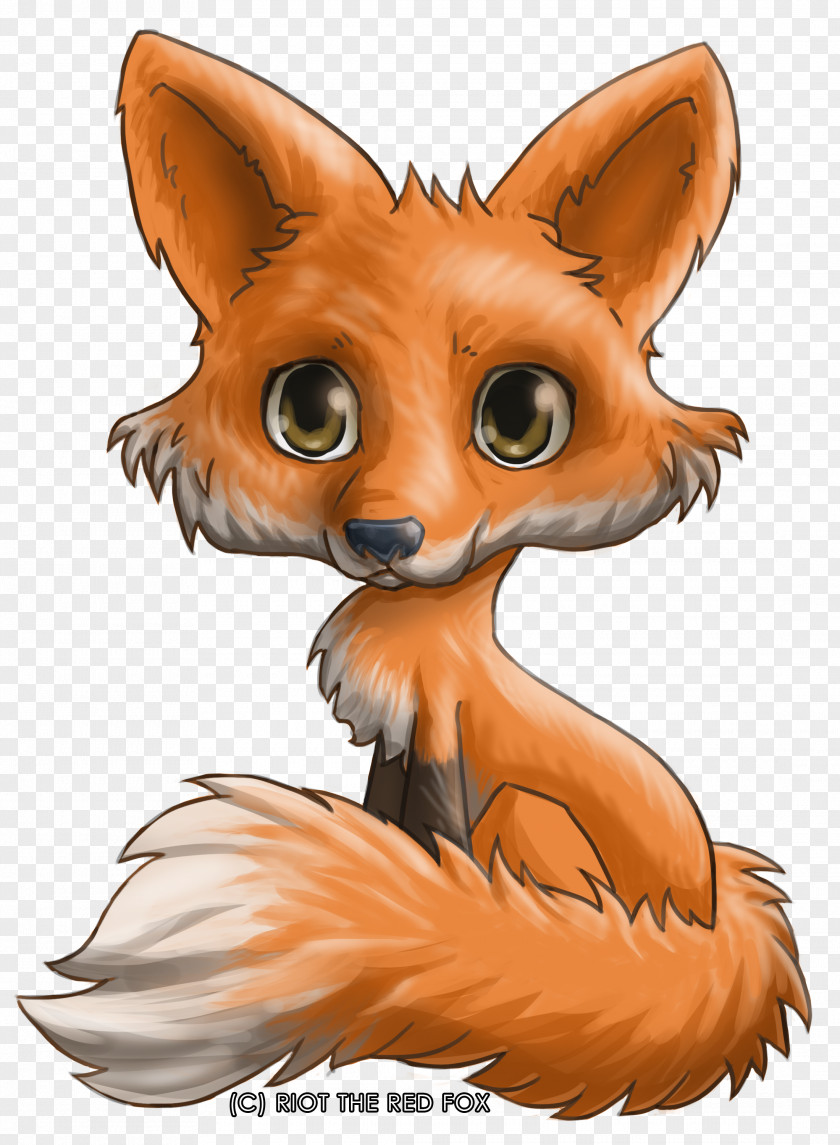 Fox Red Tail Snout Art PNG