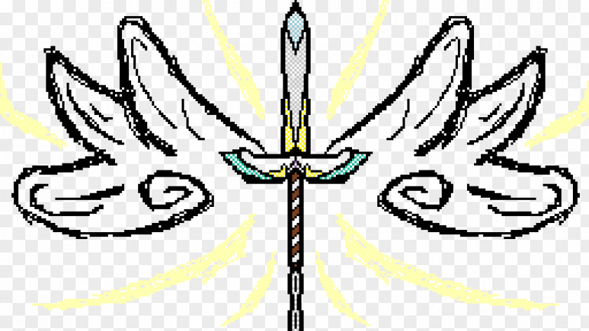 Heavenly Sword Drawing Line Art Cartoon Character Clip PNG
