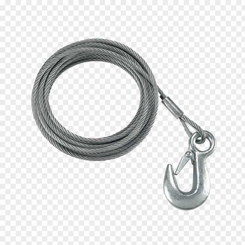 Hook Wire Rope Winch Steel Tie Electrical Cable PNG