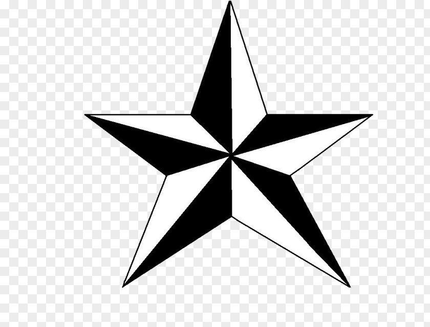 Nautical Star Coloring Book Tattoo Drawing PNG
