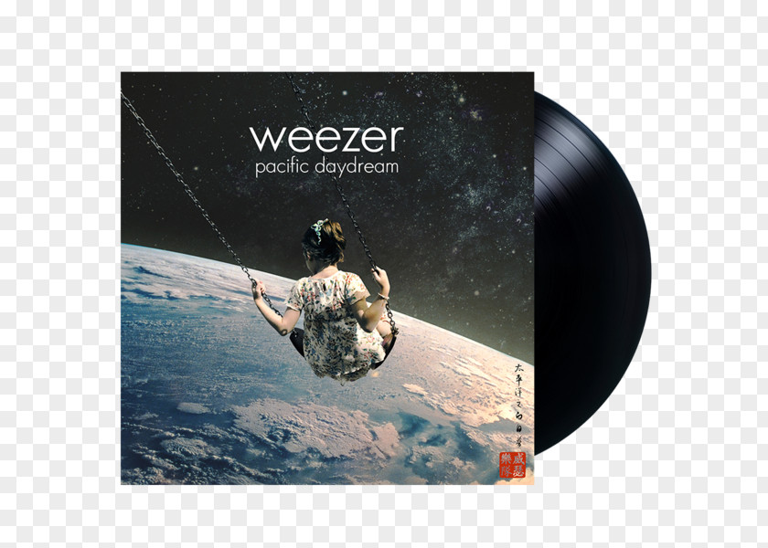 Weezer Pacific Daydream Phonograph Record LP Album PNG