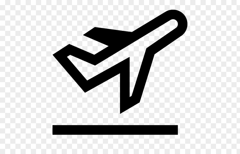 Airplane Takeoff Triangle PNG