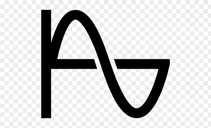 Curved Line Symbol Sine Font PNG