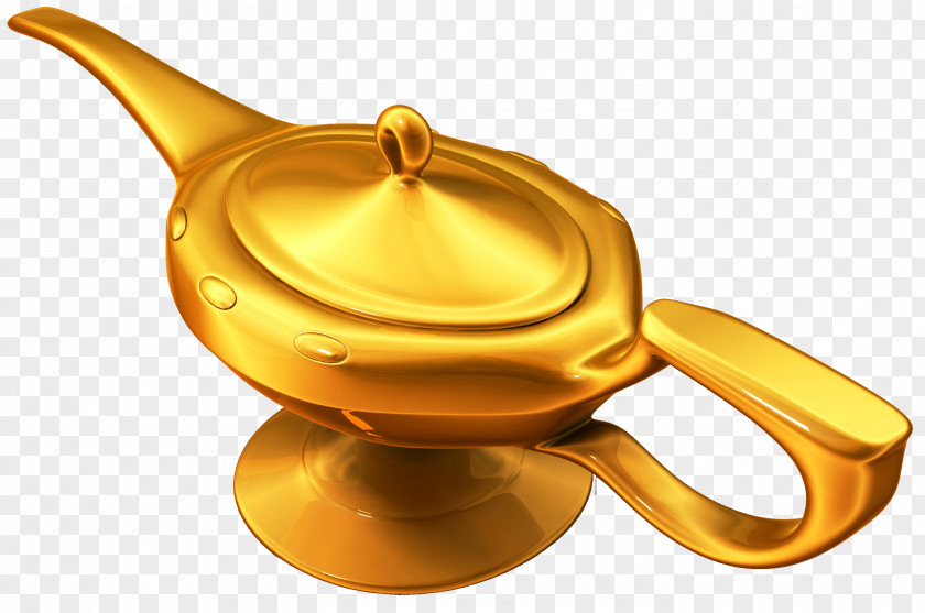 Gold Aladdin Fairy Tale PNG